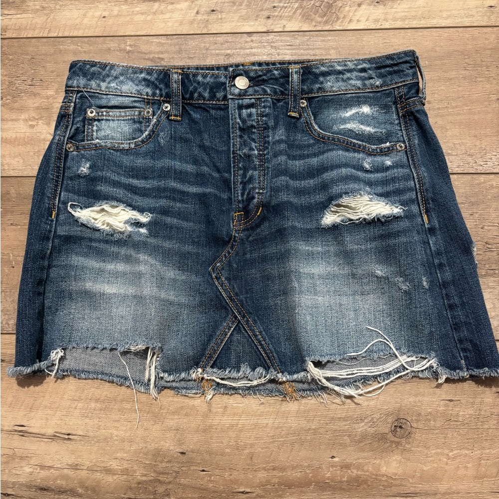 American Eagle Outfitters Blue Denim Skirt